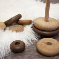 Wooden Stacking Ring Toy Non-Toxic: Safe, Fun, and Educational!