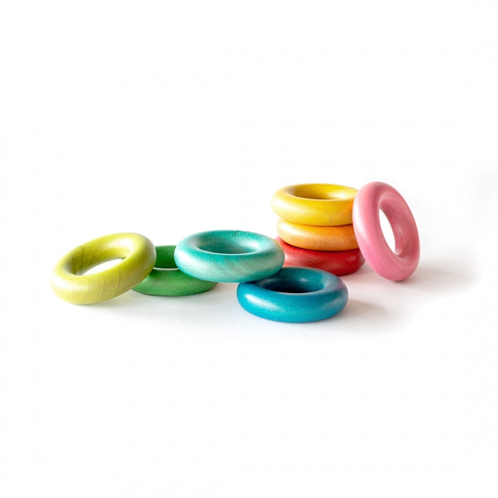 24 piece Montessori toy Rainbow Playset