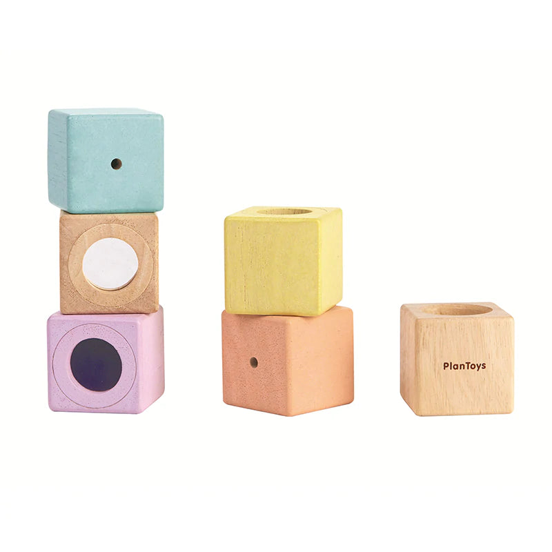 Eco Wooden Sensory Blocks