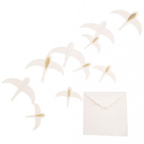 Muskhane Swallows (Set of 10) | Three Colours