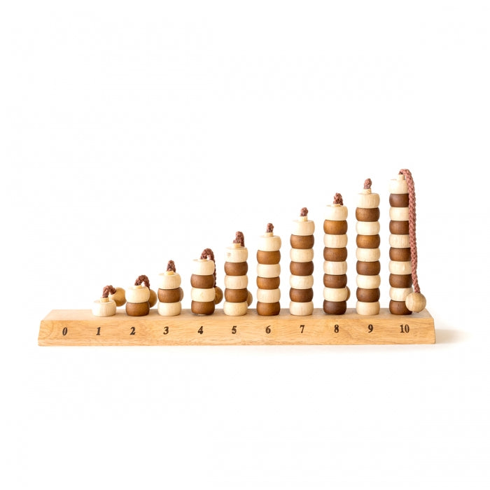 Wooden Counting Stair Educational Maths Toy NZ 